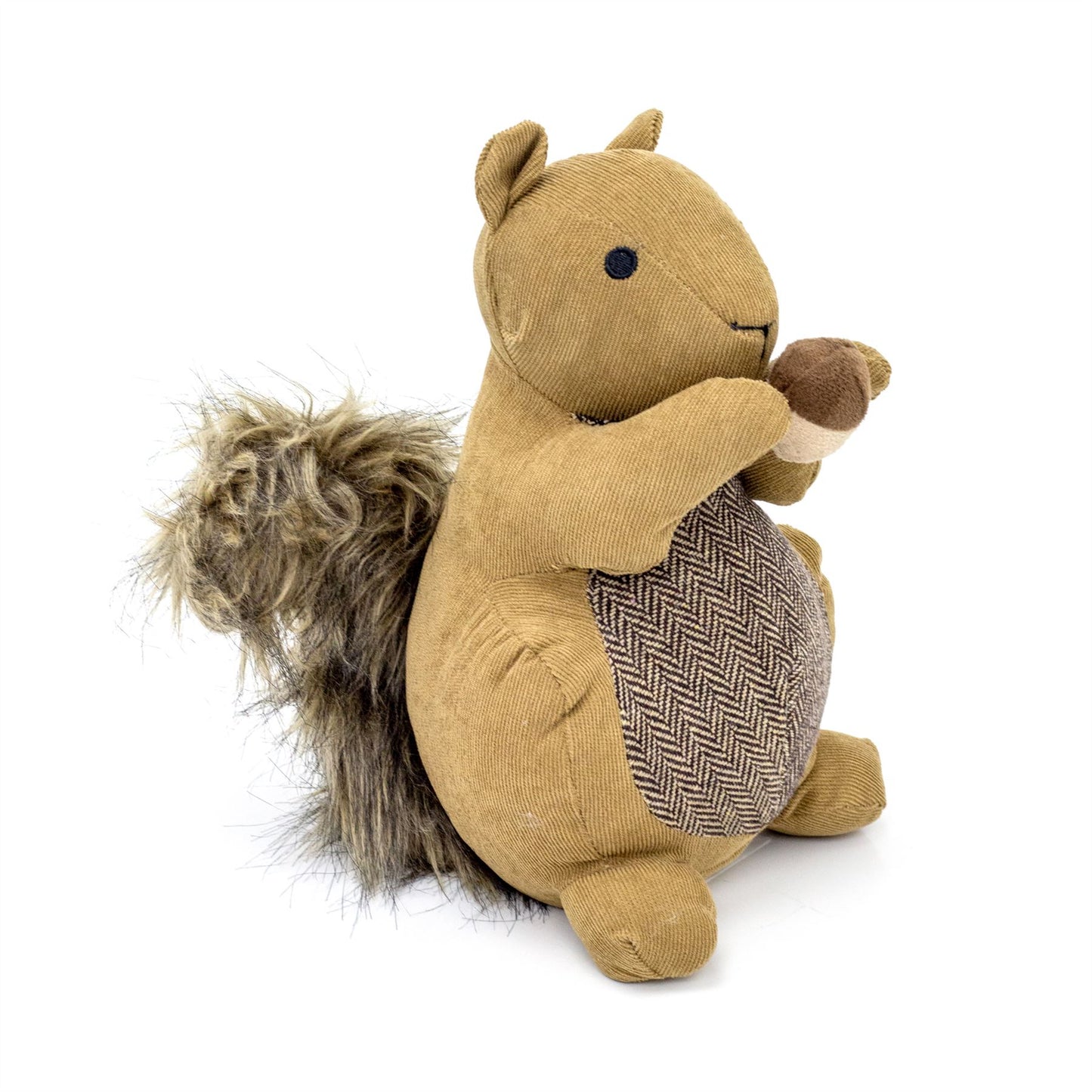 Squirrel With Nut Doorstop | Squirrel Shaped Door Stop Animal Doorstop - Brown