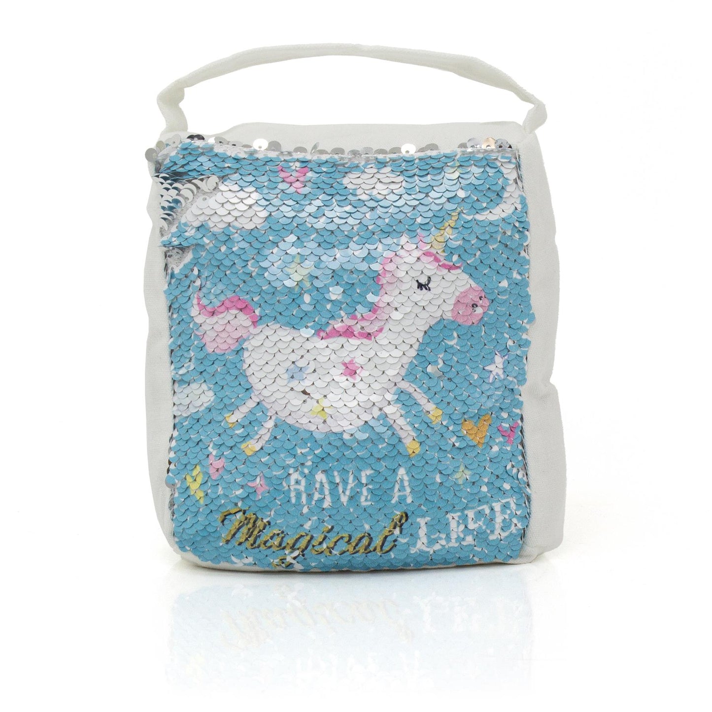 Magical Unicorn Sequin Fabric Decorative Doorstop