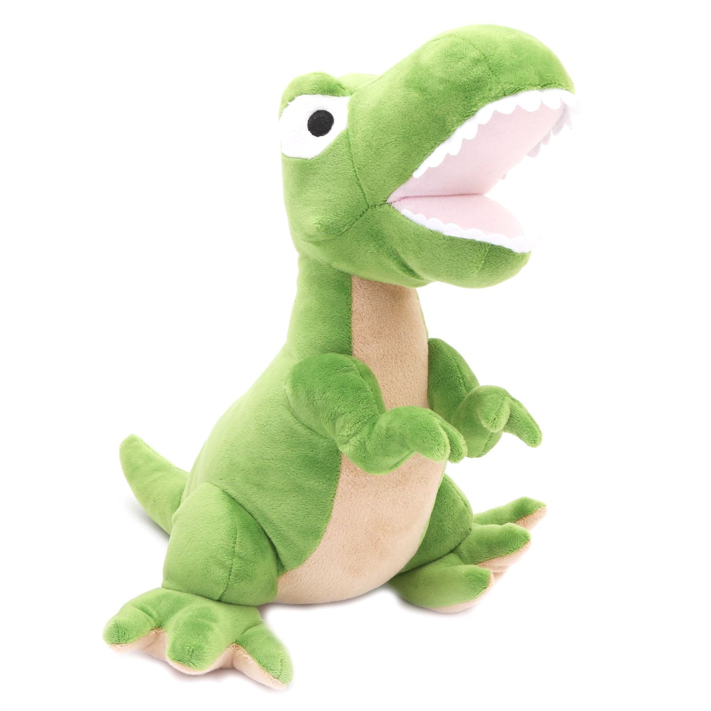 Cute Dinosaur Doorstop | Novelty Decorative Fabric Animal Door Stop | T-Rex Door Stopper - Green