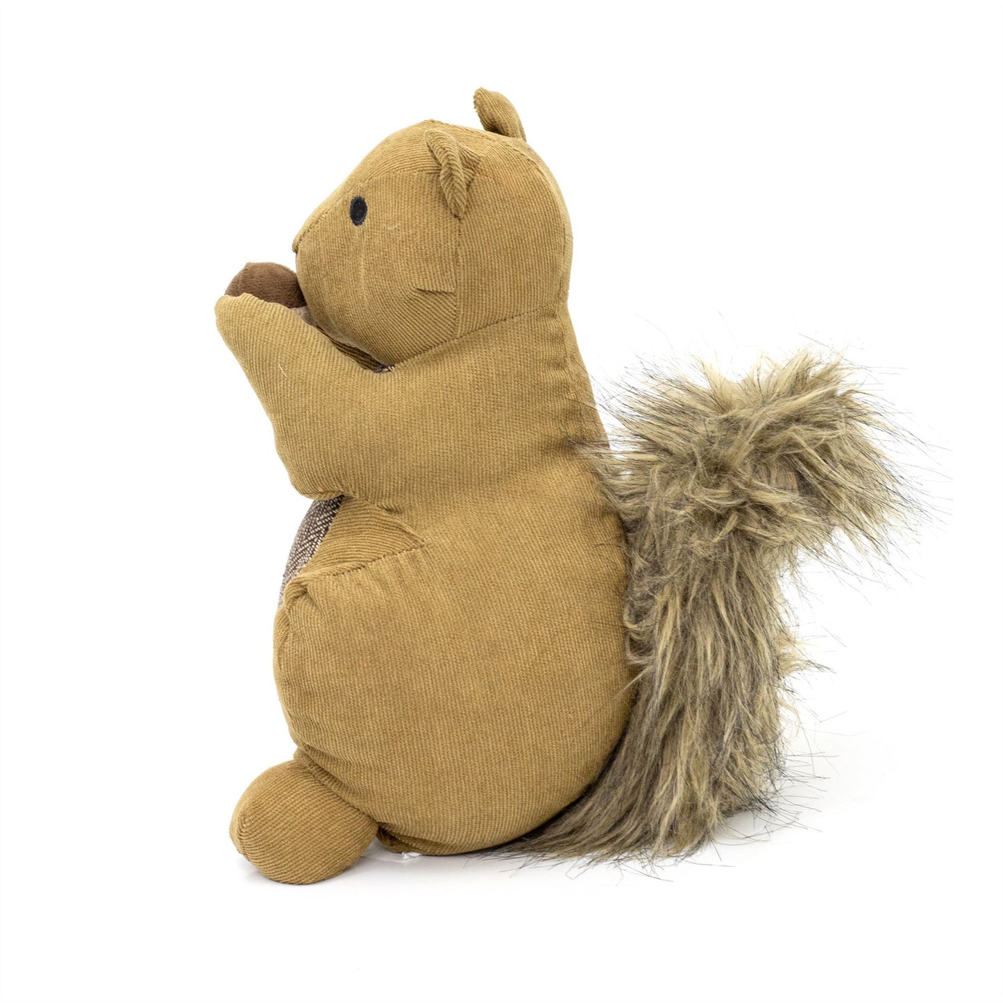 Squirrel With Nut Doorstop | Squirrel Shaped Door Stop Animal Doorstop - Brown