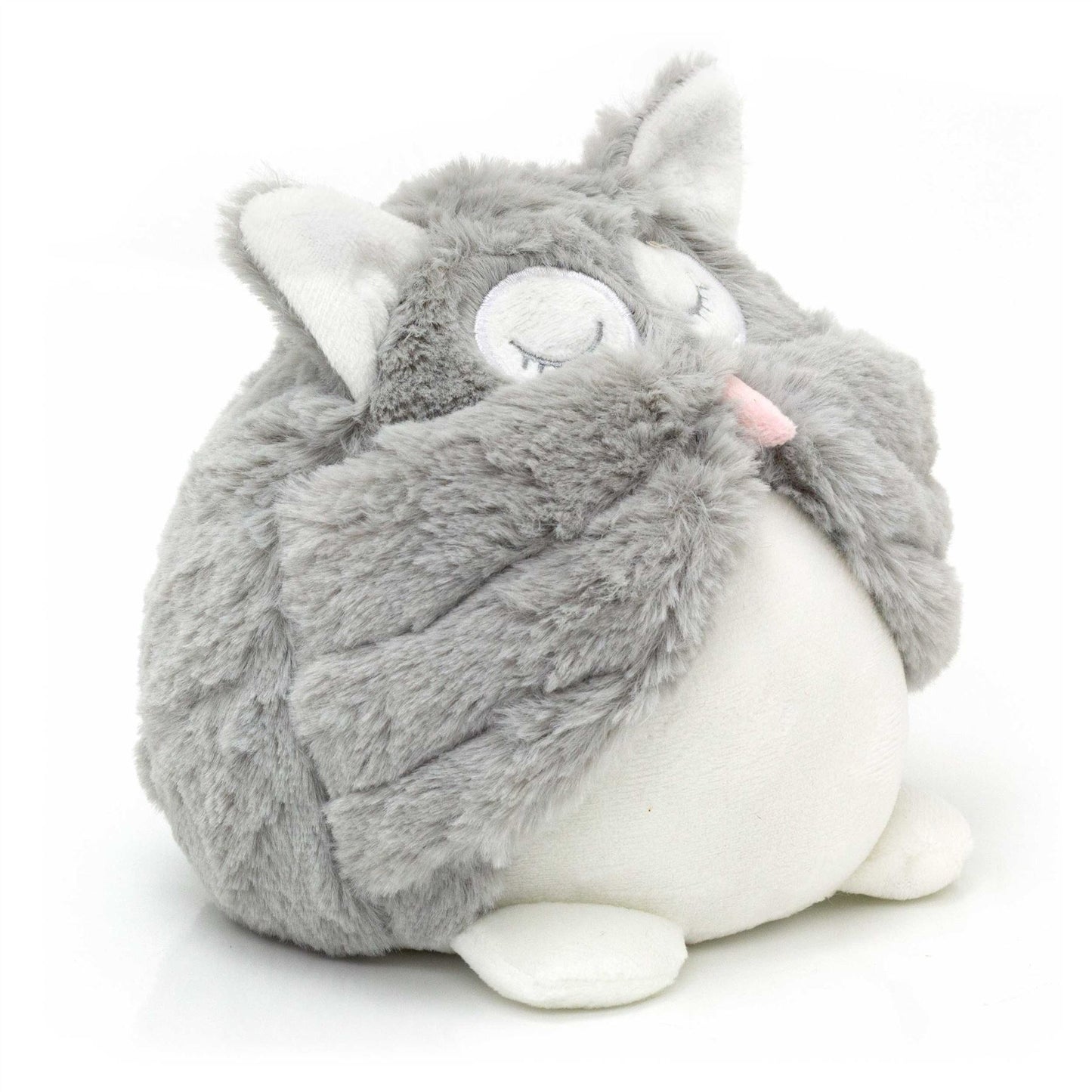 Plush Barn Owl Doorstop | Novelty Bird Door Stop Owl Shaped Door Stop - Grey