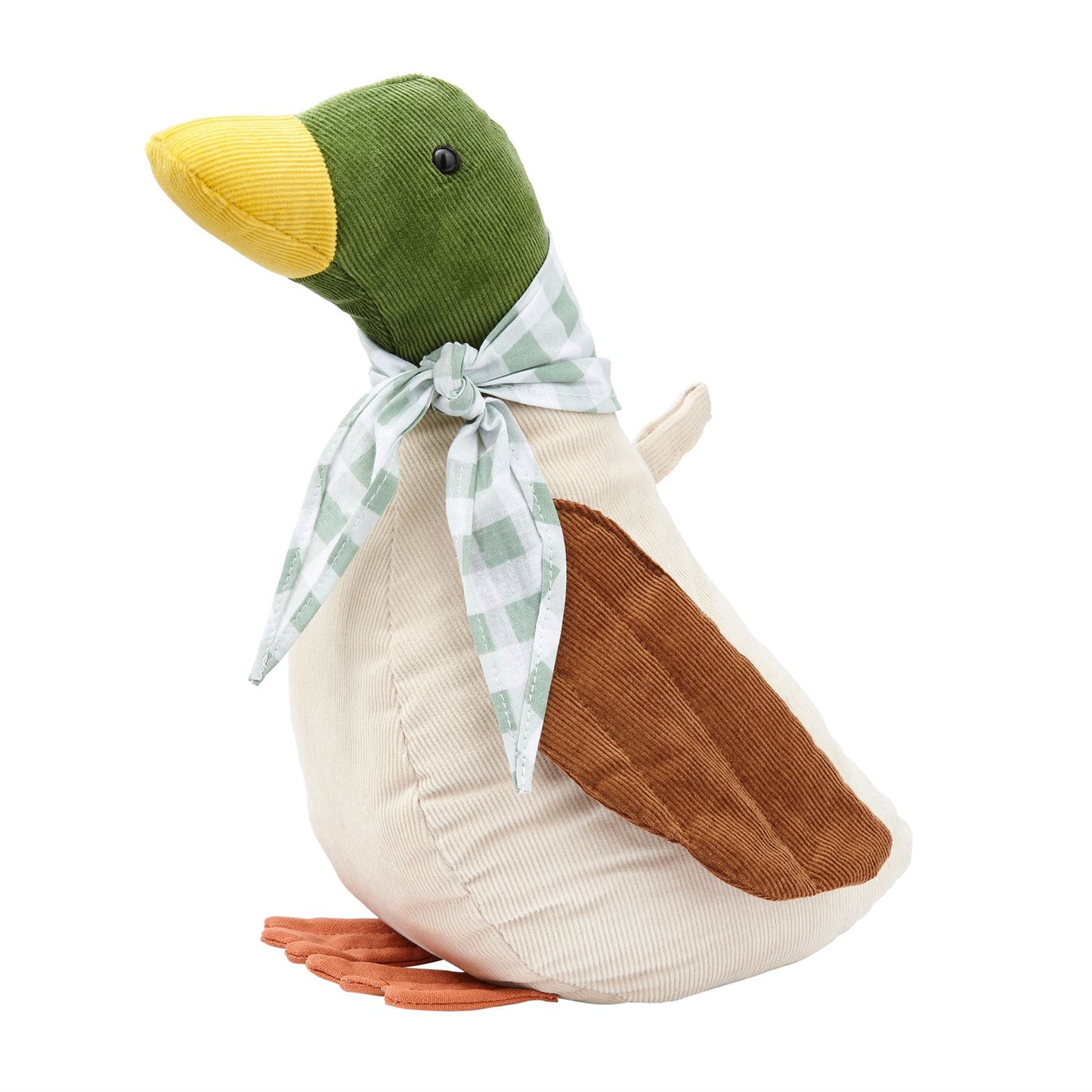 Ulster Weavers Mallard Duck Doorstop | Fabric Duck Shaped Door Stop - 26cm