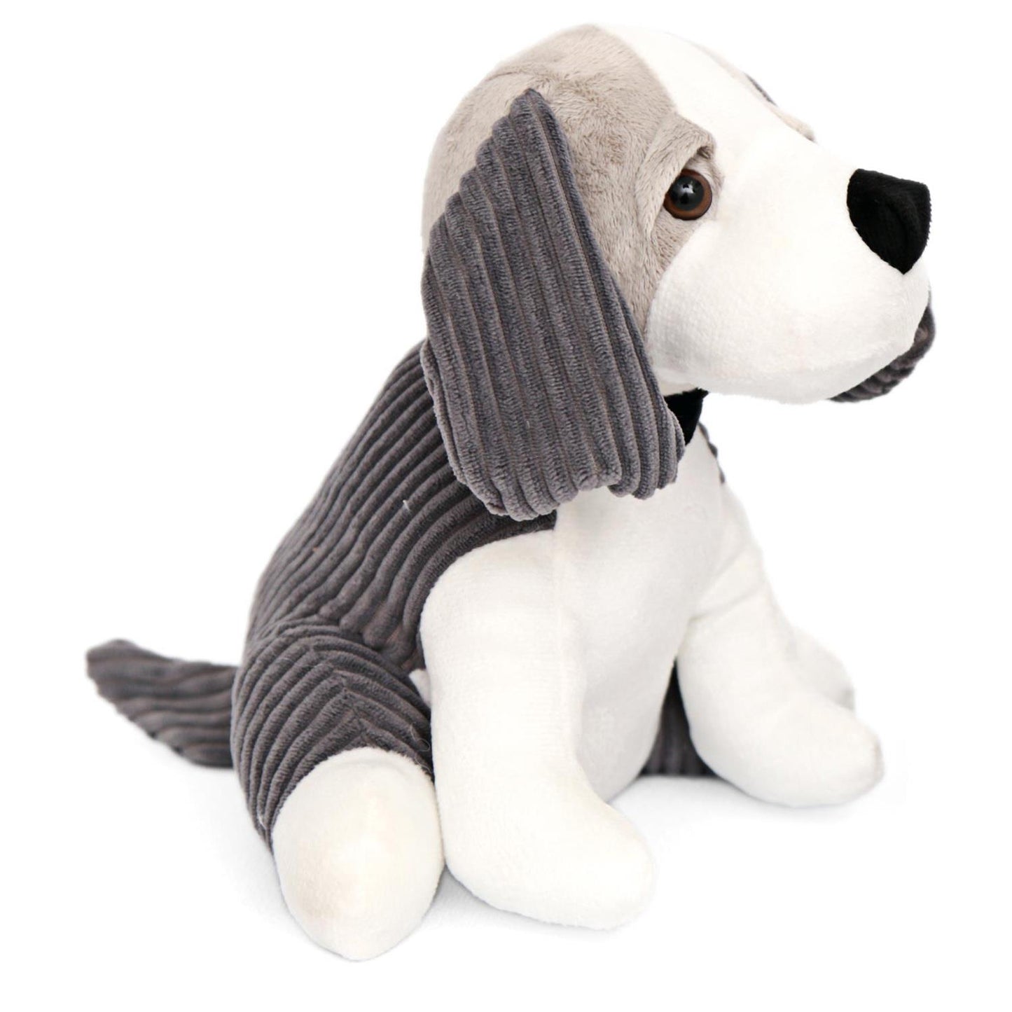 Charming Beagle Dog Doorstop - Novelty Animal Door Stop - Grey