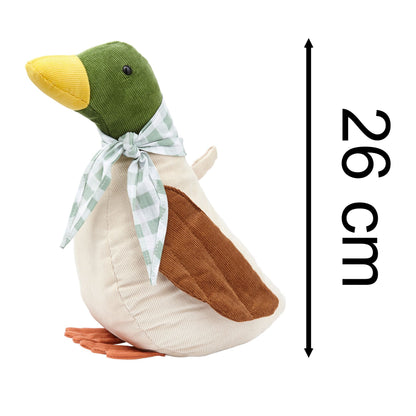Ulster Weavers Mallard Duck Doorstop | Fabric Duck Shaped Door Stop - 26cm