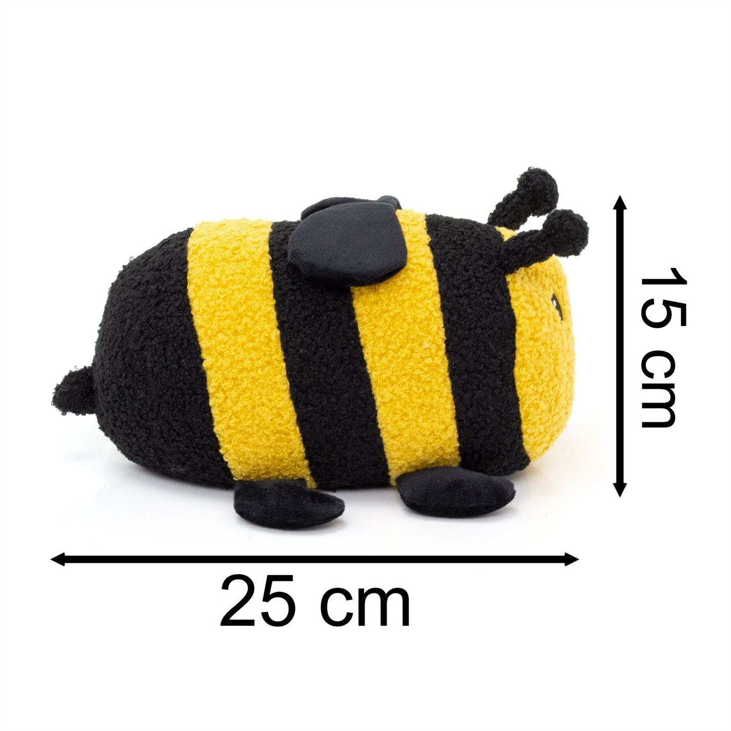 Amelia Bumblebee Doorstop | Novelty Plush Fabric Honey Bee Shaped Door Stop