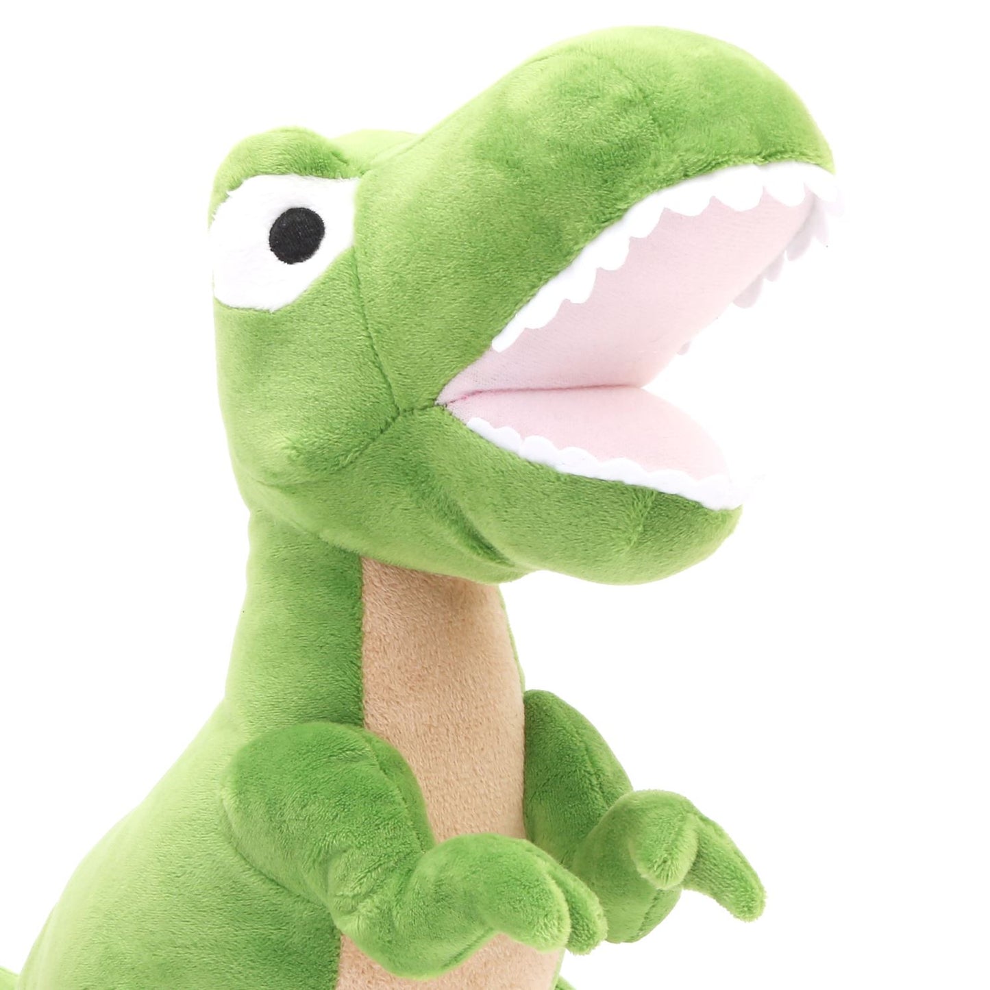 Cute Dinosaur Doorstop | Novelty Decorative Fabric Animal Door Stop | T-Rex Door Stopper - Green