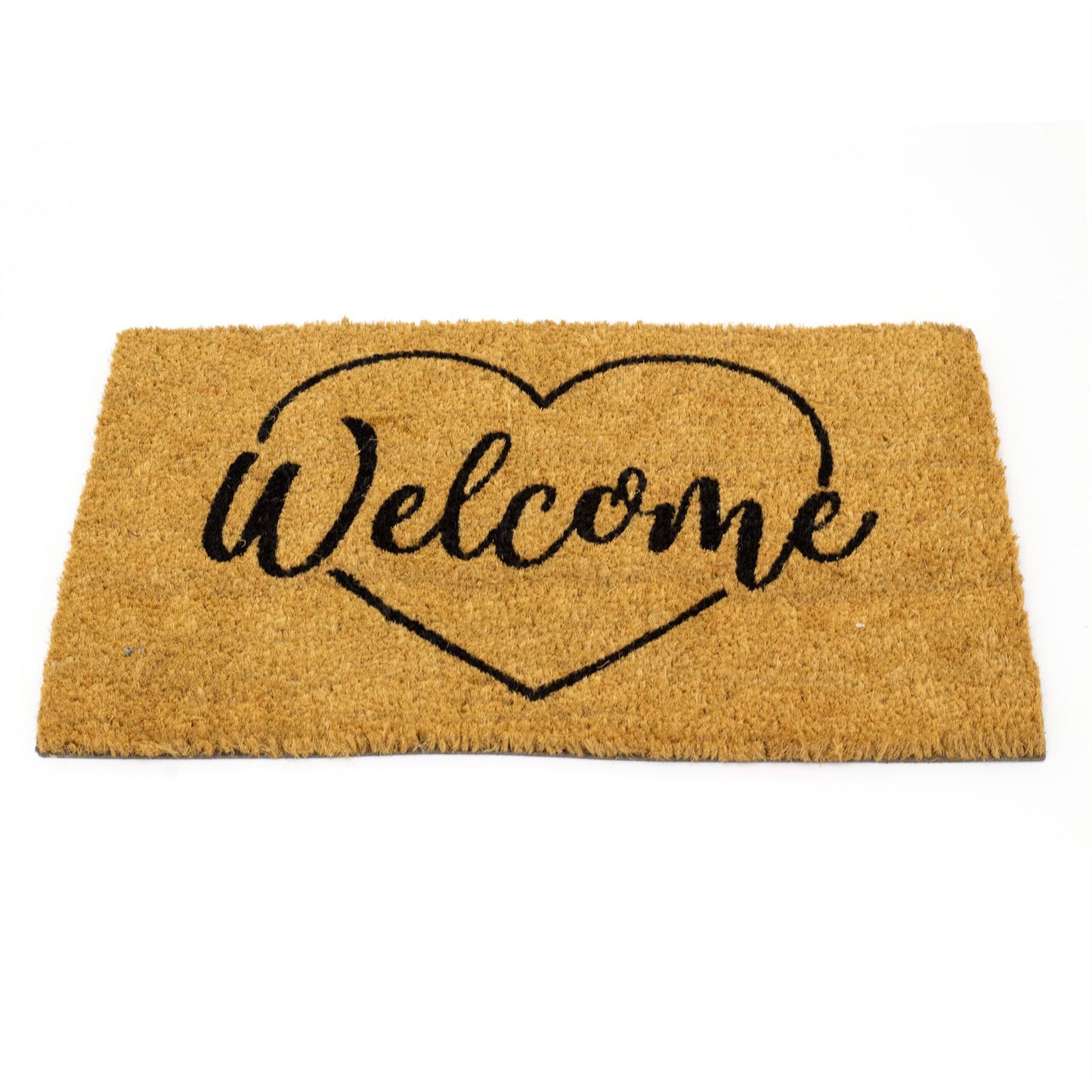 60x40cm Welcome Doormat | Non-slip Rectangular Entrance Welcome Coir Door Mat