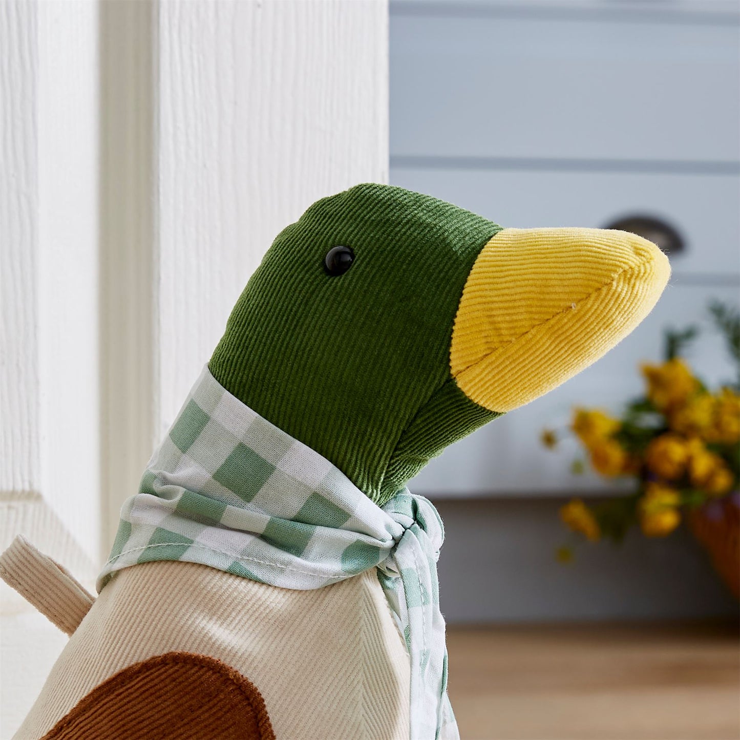 Ulster Weavers Mallard Duck Doorstop | Fabric Duck Shaped Door Stop - 26cm
