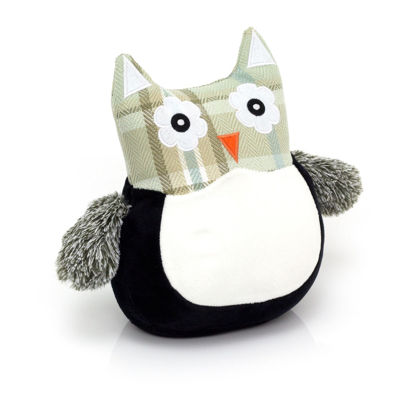 Friends Of The Forest Animal Doorstop | Decorative Fabric Novelty Doorstop | Countryside Door Stopper - Owl