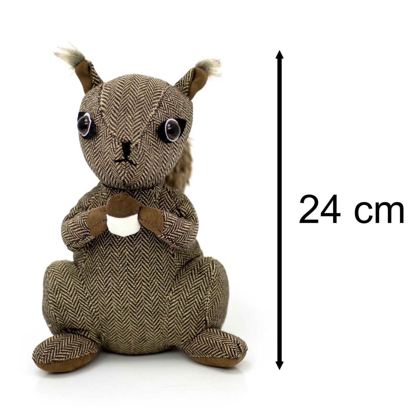 Squirrel Fabric Doorstop ~ Brown Squirrel Door Stop