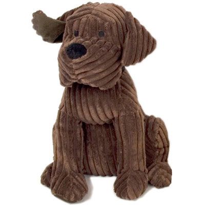 Take Me Home Door Stop - 28Cm Ribbed Chocolate Dog