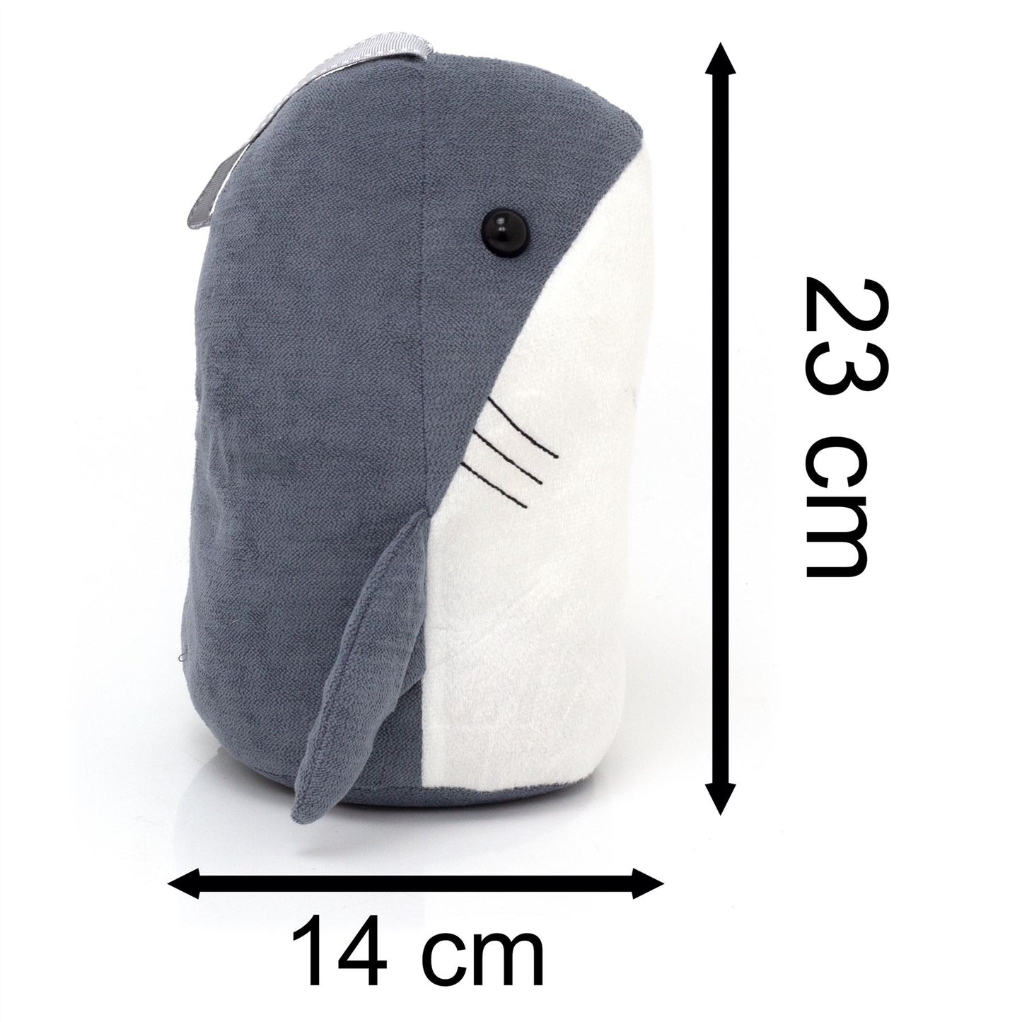 Sea Life Shark Fabric Doorstop | Nautical Fish Door Stop For Sea Ocean Decor