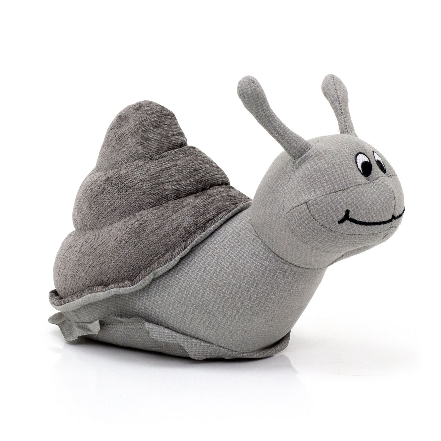 Reginald Snail Doorstop | Grey Animal Door Stop Novelty Fabric Door Stopper