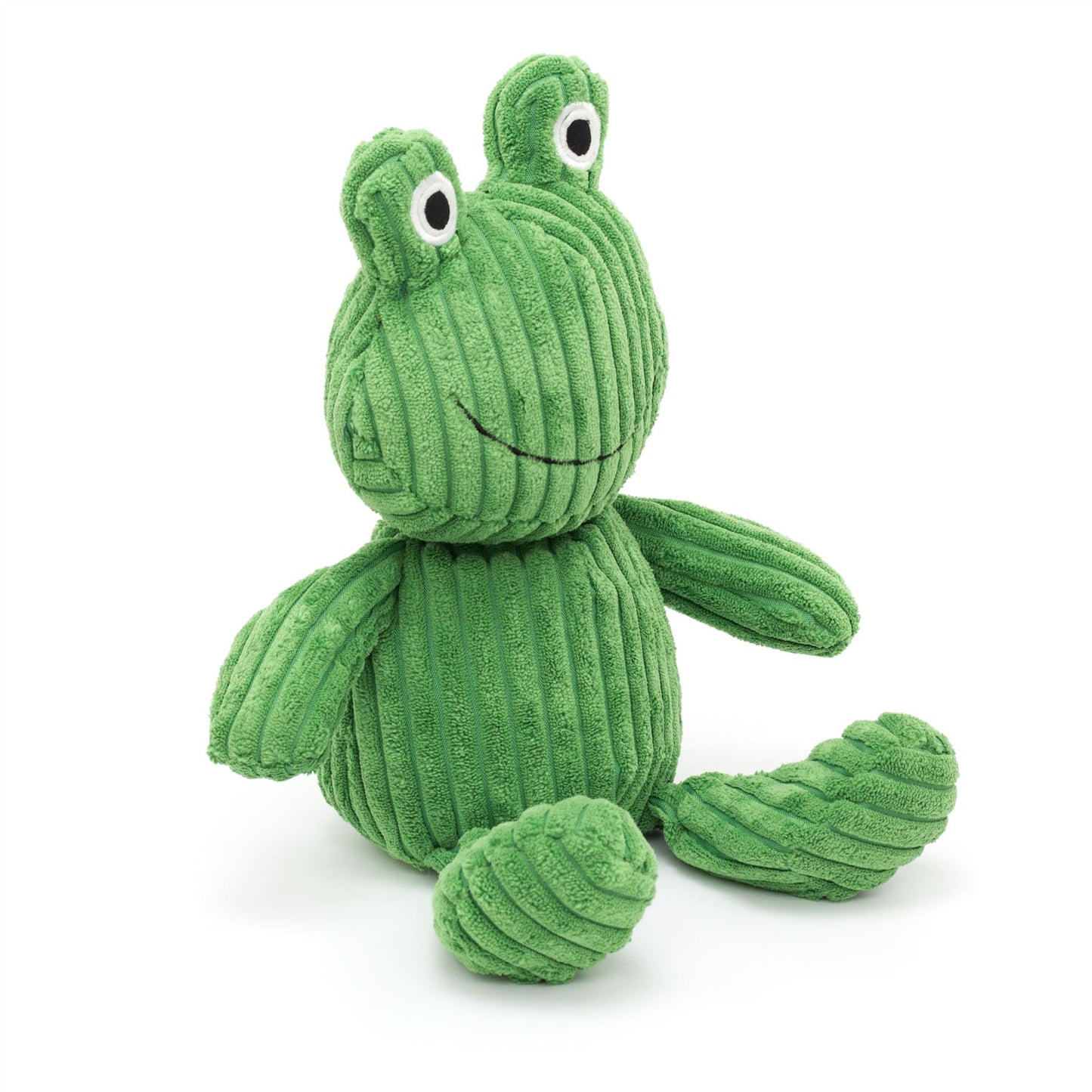 Frog Ribbed Chunky Cord Doorstop | Novelty Decorative Fabric Animal Door Stop | Toad Door Stopper