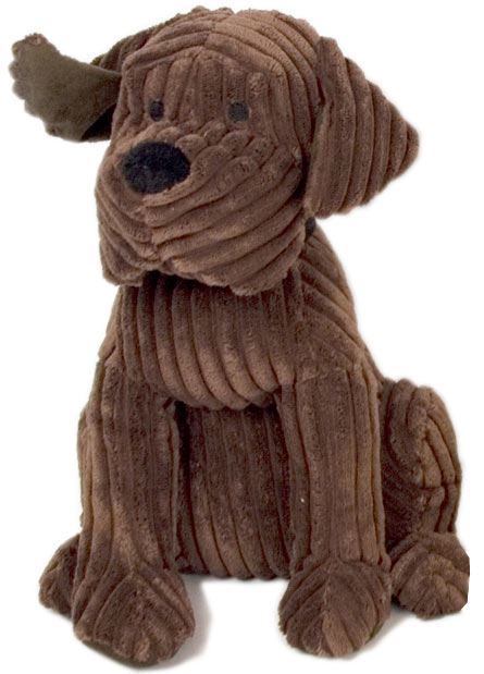 Take Me Home Door Stop - 28Cm Ribbed Chocolate Dog