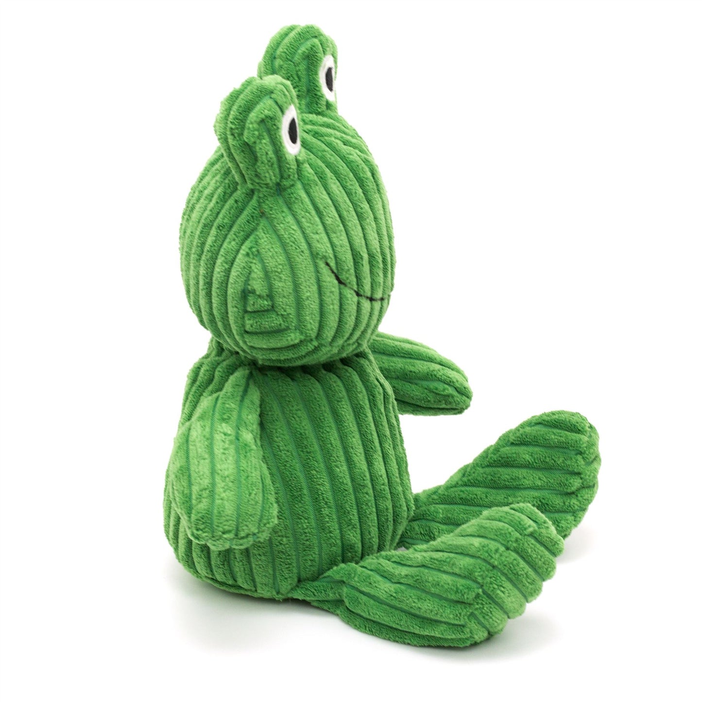 Frog Ribbed Chunky Cord Doorstop | Novelty Decorative Fabric Animal Door Stop | Toad Door Stopper