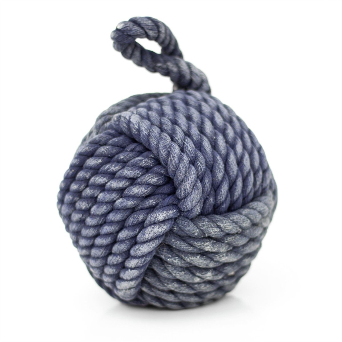 Blue Nautical Knot Rope Doorstop | Nautical Monkey's Fist Seaside Rope Door Stop - Doorstop