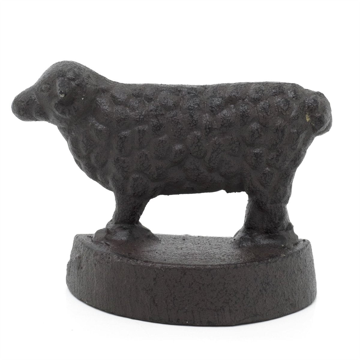 Cast Iron Sheep Door Wedge | Rustic Metal Iron Sheep Door Stop Wedge - 8cm - Doorstop