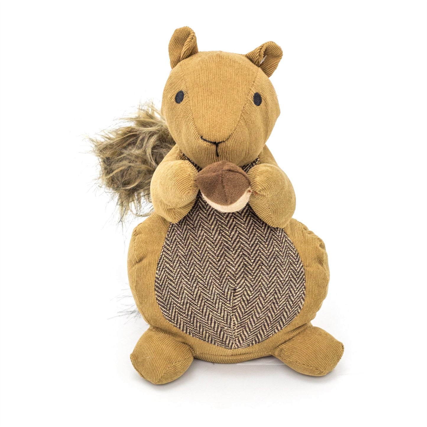 Squirrel With Nut Doorstop | Squirrel Shaped Door Stop Animal Doorstop - Brown