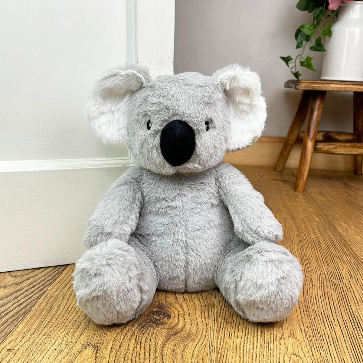 Cute Grey Koala Bear Fabric Doorstop | Novelty Indoor Animal Door Stop - Doorstop