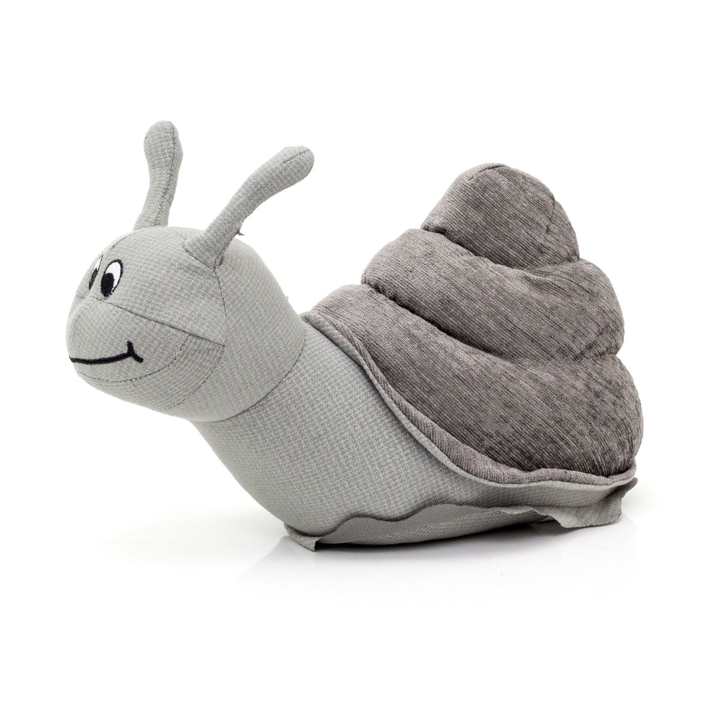 Reginald Snail Doorstop | Grey Animal Door Stop Novelty Fabric Door Stopper