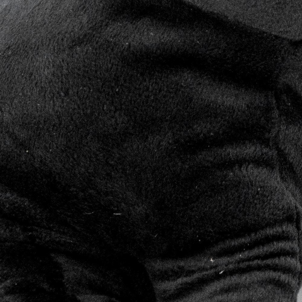 Scottish Highland Cow Fabric Doorstop | Decorative Animal Door Stop - Black