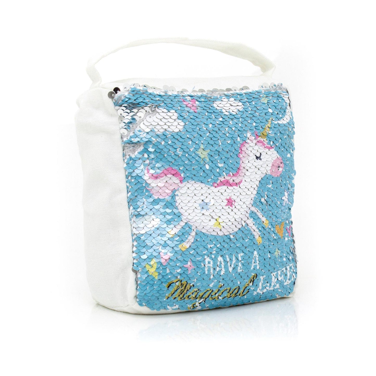 Magical Unicorn Sequin Fabric Decorative Doorstop