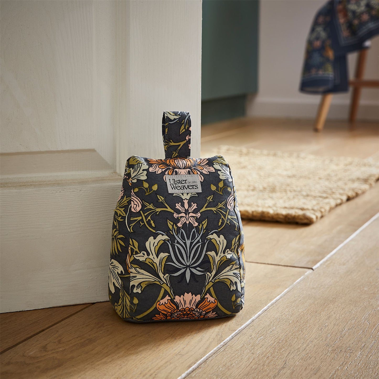 Ulster Weavers Finch & Flower Doorstop | Floral Fabric Door Stop - 19cm