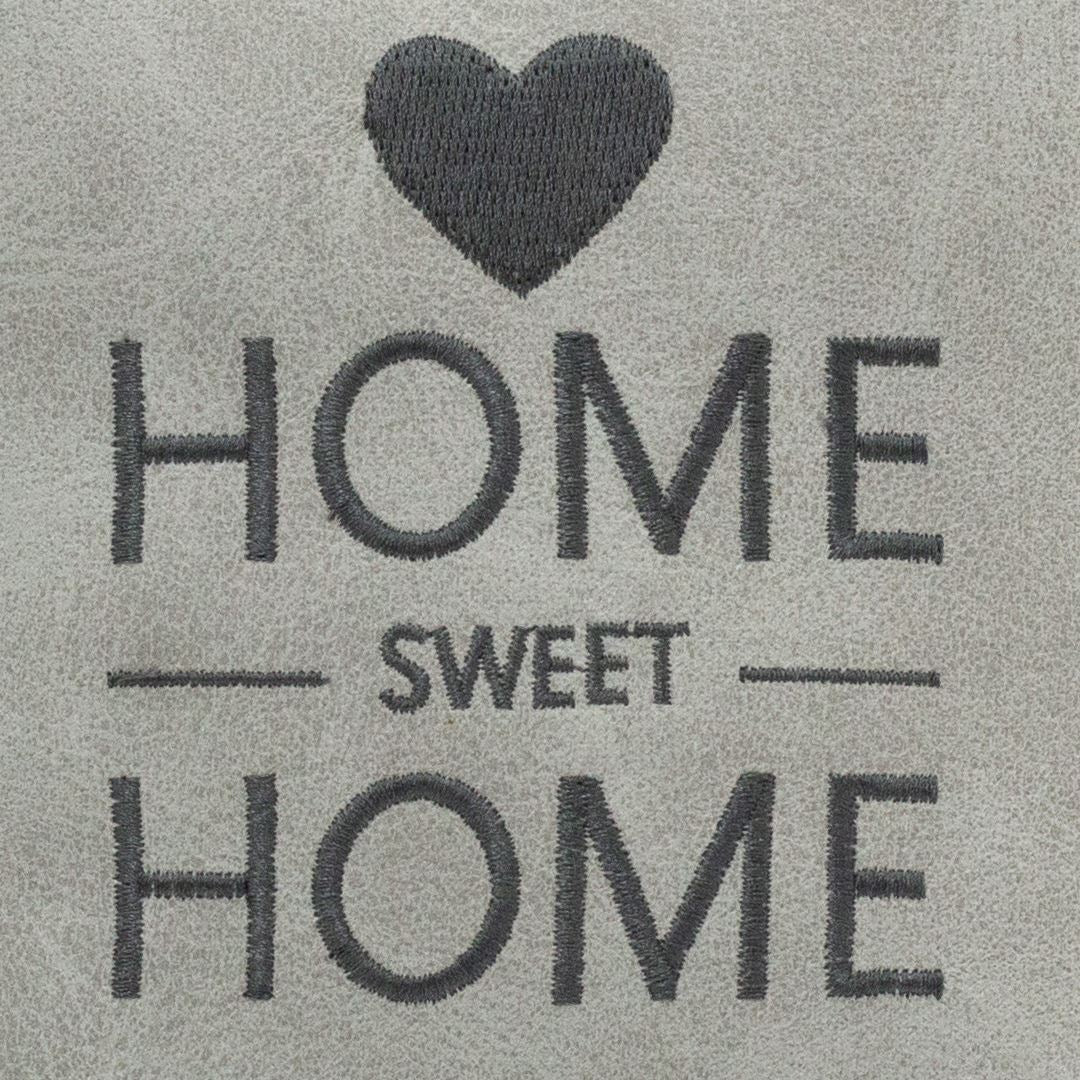 Grey Faux Leather Doorstop Cube | Square Home Door Stop Weighted Door Stopper - Doorstop