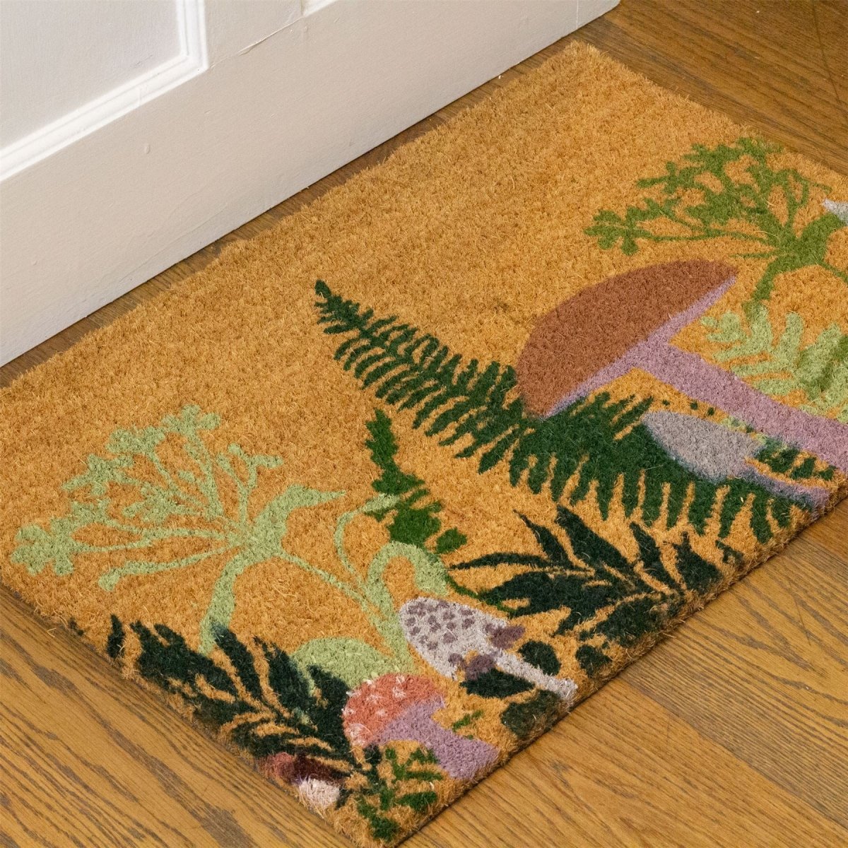 Mushroom Doormat | Toadstool Welcome Mat Non - slip PVC Coir Doormat - 60x40cm - Doormat