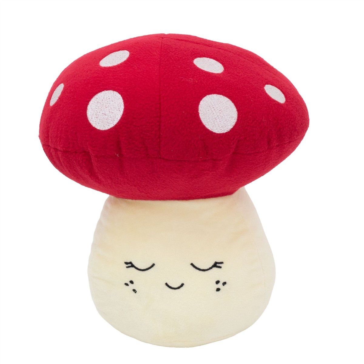 Red Mushroom Door Stop | 1.2kg Door Stopper Smiley Fabric Toadstool Doorstop - Doorstop