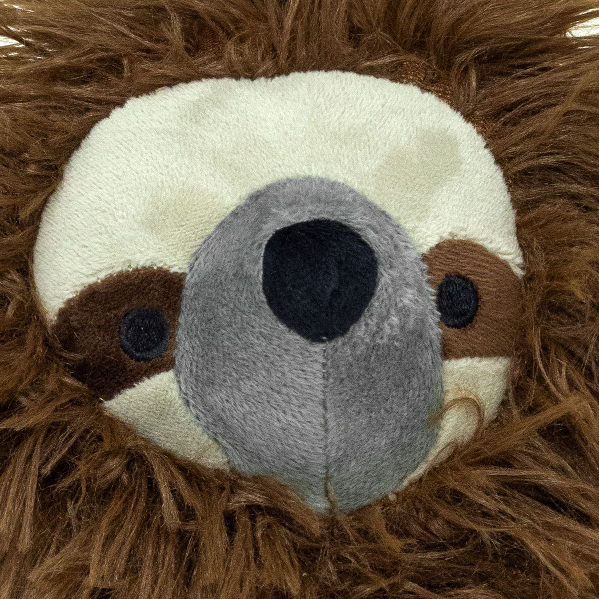Shaggy Sloth Doorstop | Sloth Shaped Door Stop Fabric Animal Doorstop - Brown - Doorstop