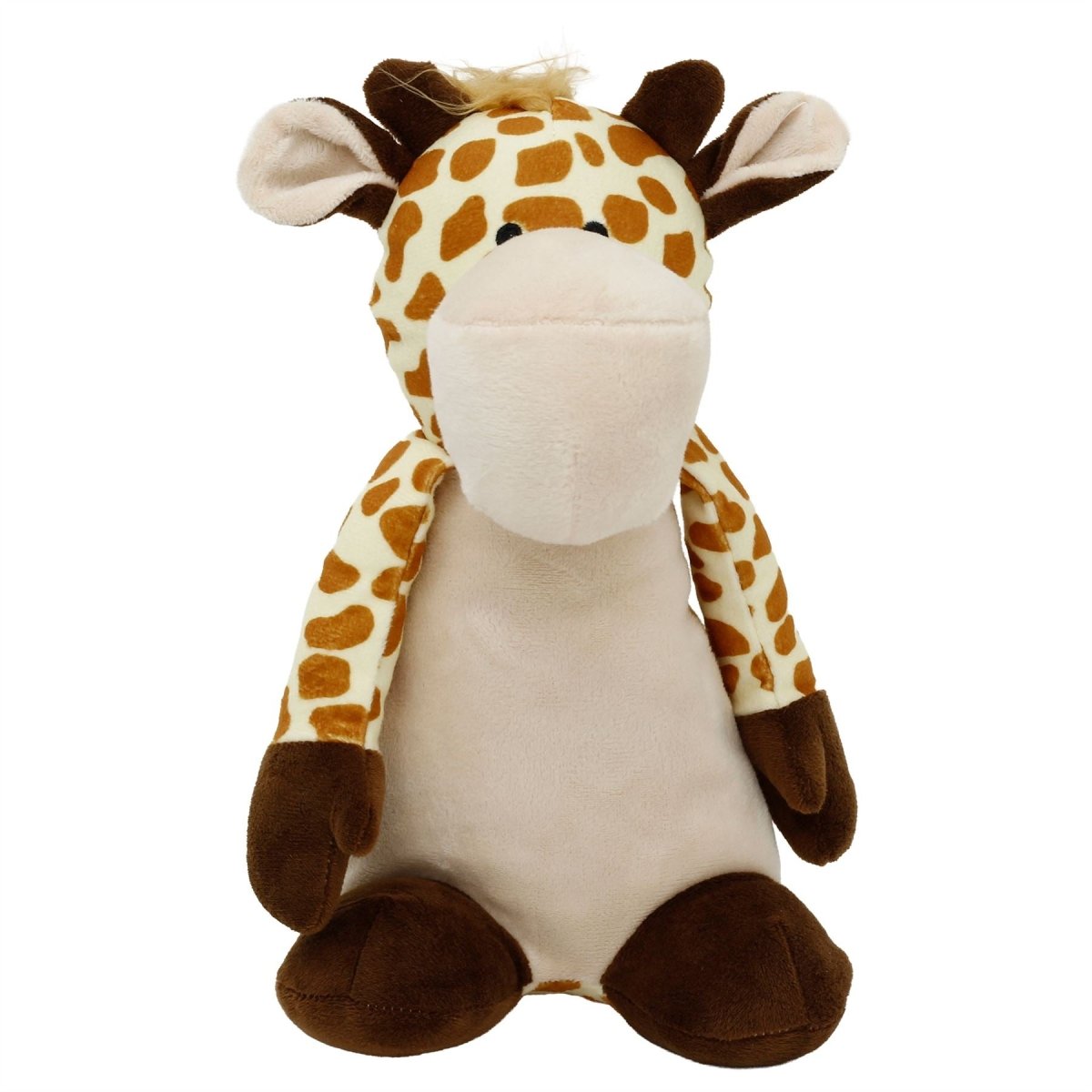 Weighted Fabric Giraffe Door Stop, 25cm Orange Sand Filled Doorstop - Doorstop