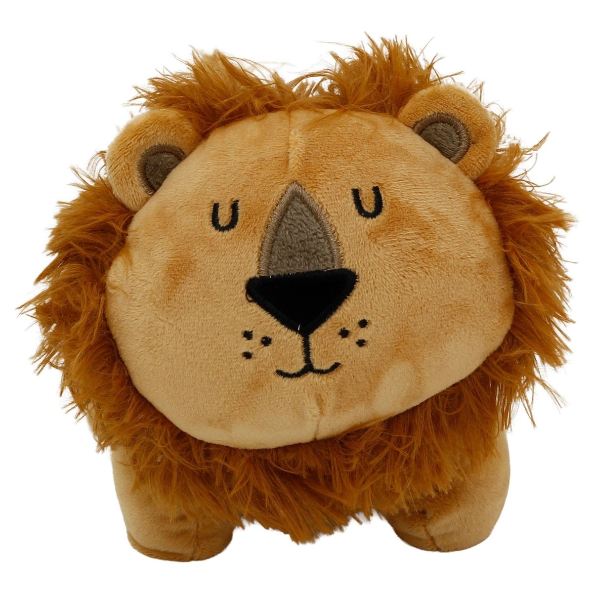 Weighted Fabric Lion Door Stop, 25 cm Decorative Brown Animal Doorstop - Doorstop