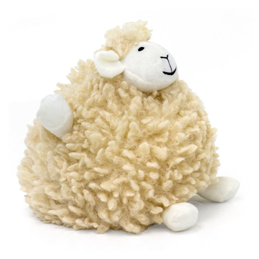 Sheep Doorstop Fabric Door Stop Animal Doorstop | Sheep Shaped Door Stop - Cream