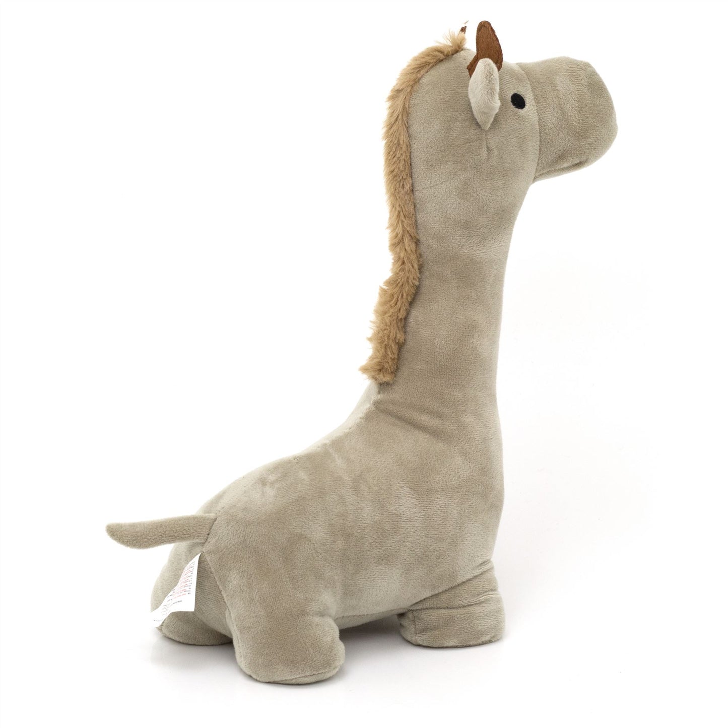 Giraffe Shaped Fabric Door Stop | Novelty Decorative Animal Doorstop - Grey