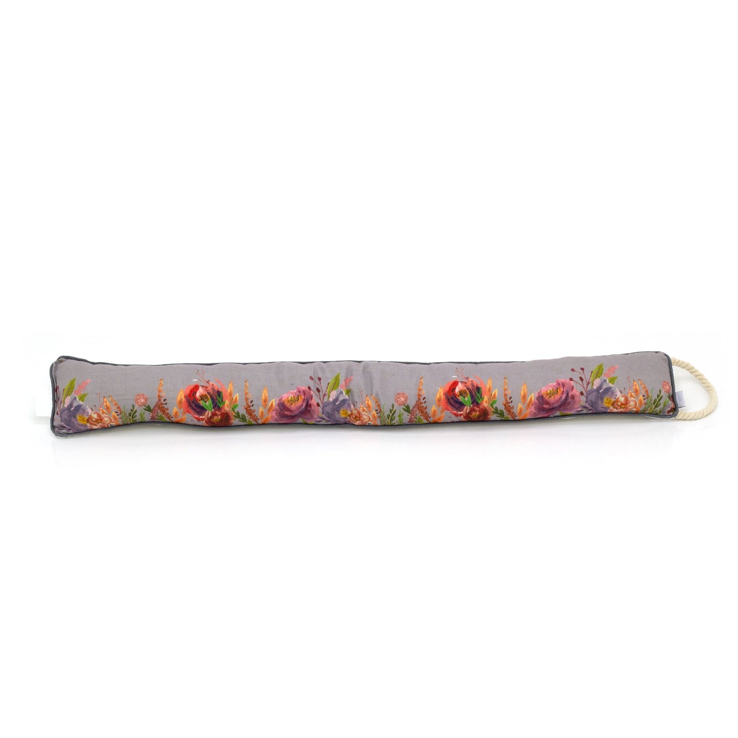 Beautiful Floral Fabric Draught Excluder For Doors | Door Draft Cushion