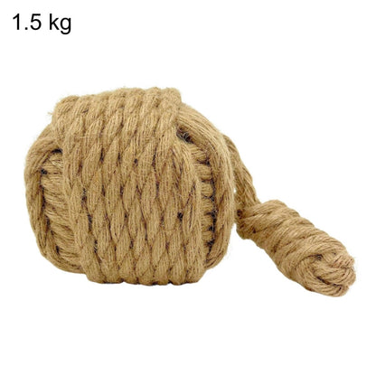15cm Nautical Square Monkey's Fist Rope Doorstop ~ Natural Rope Door Stop - Doorstop