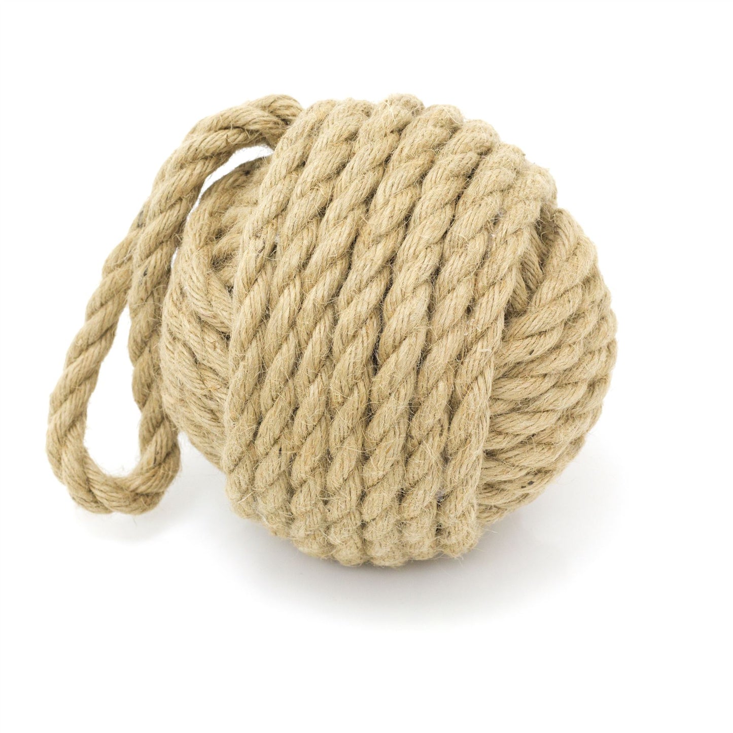 Traditional Monkey Fist Doorstop Nautical Door Stop | Natural Rope Knot Door Stop Nautical Rope Door Stopper | Beach Knot Rope Doorstops