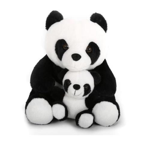 Adorable Black And White Panda Doorstop With Baby ~ Decorative Panda Door Stop