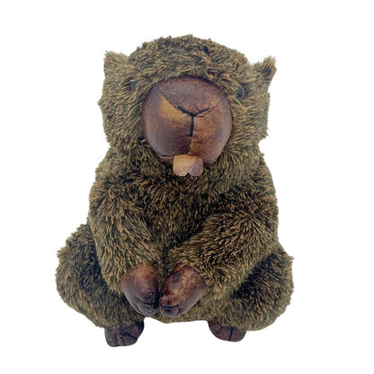 Bertie Beaver Door Stop, 29cm Weighted Faux Fur Animal Doorstop - 1.9kg