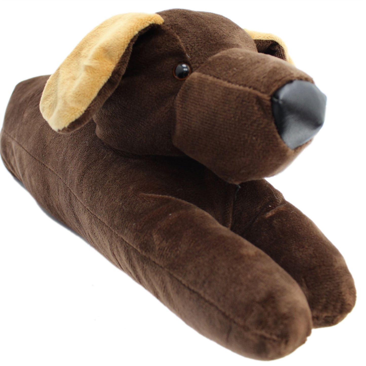 Sausage Dog Fabric Novelty Dachshund Door Draught Excluder ~ Door Draught Cushion Dark Brown