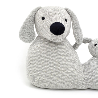 71Cm Grey Dog Draught Excluder ~ Door Draught Cushion