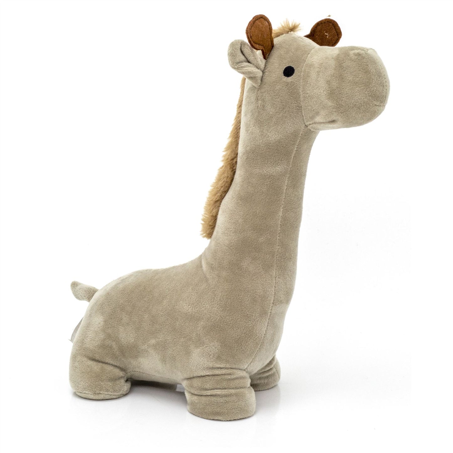 Giraffe Shaped Fabric Door Stop | Novelty Decorative Animal Doorstop - Grey