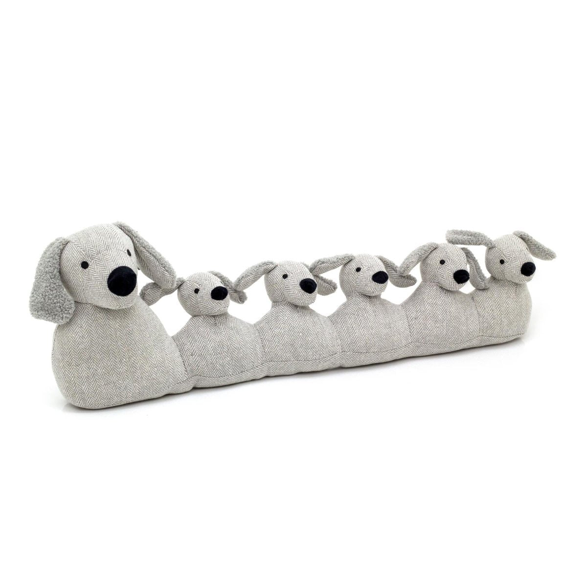71Cm Grey Dog Draught Excluder ~ Door Draught Cushion - Draught Excluder