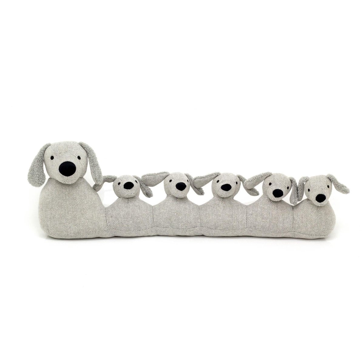 71Cm Grey Dog Draught Excluder ~ Door Draught Cushion - Draught Excluder