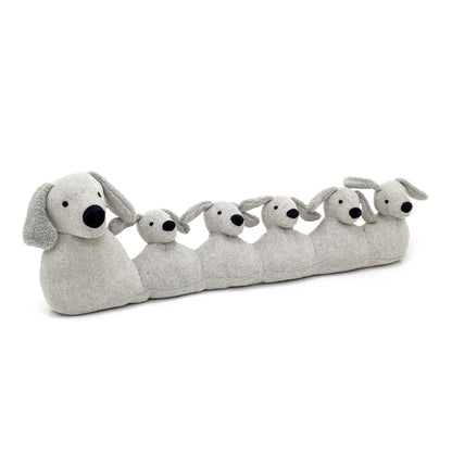 71Cm Grey Dog Draught Excluder ~ Door Draught Cushion