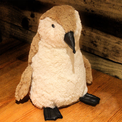 Take Me Home Plush Penguin Doorstop ~ Decorative Door Stop Brown