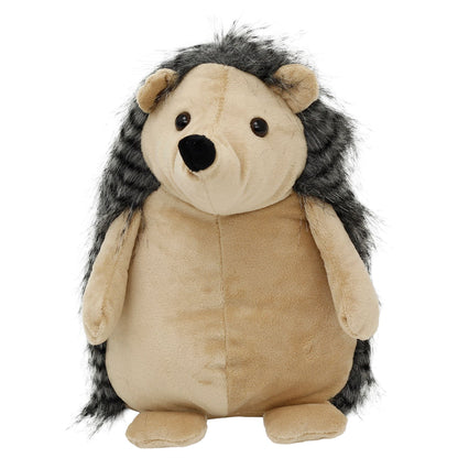 Hazel the Hedgehog Fabric Doorstop, Brown Animal Door Stopper, 22 cm