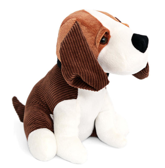 Charming Beagle Dog Doorstop - Novelty Animal Door Stop - Brown